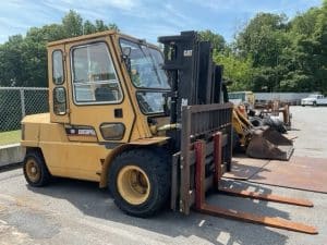 1993 Caterpillar DP50 11000 lb Capacity Pneumatic Diesel Forklift 17