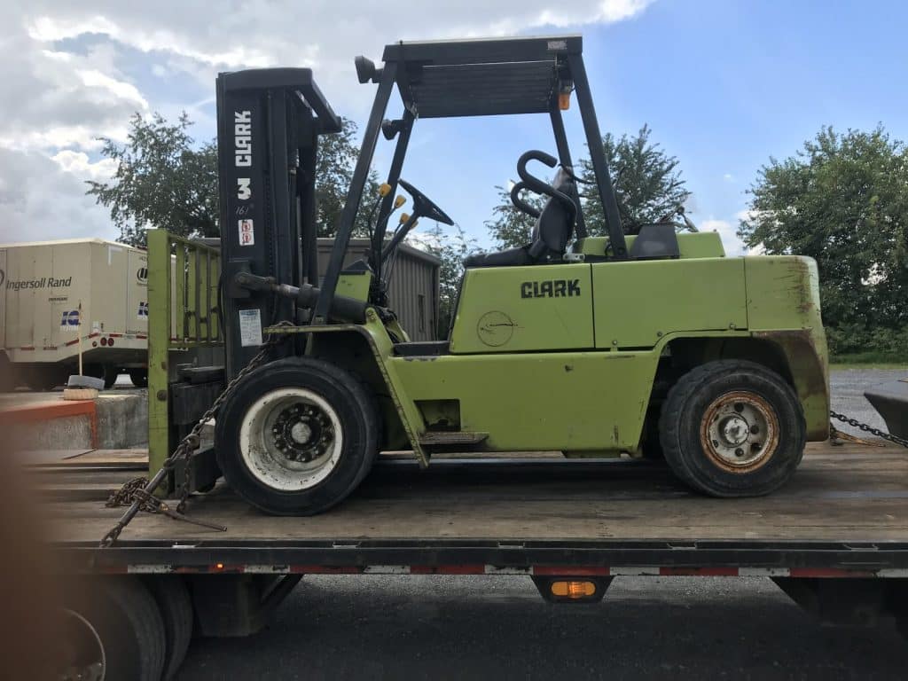 1992 Clark C500-Y100 10000 lb Capacity Pneumatic Forklift 15