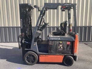 2017 Toyota 8FBCU32 6500 lb Electric Sit-Down Forklift 2