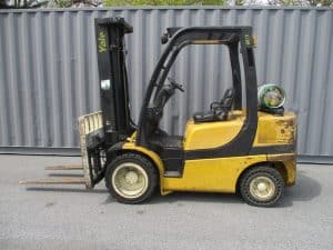 2007 Yale GLP060VX 6000 lb Capacity Pneumatic Forklift 12