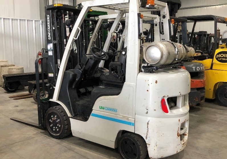 UniCarriers forklift available for rent at Sam’s Mechanical